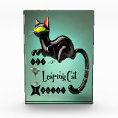 Atomfuturistic The Leaping Cat Lounge Fotoblock (Vorderseite)