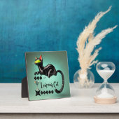 Atomfuturistic The Leaping Cat Lounge Fotoplatte (InSitu)