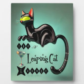 Atomfuturistic The Leaping Cat Lounge Fotoplatte (Vorderseite)