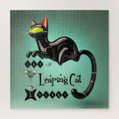 Atomfuturistic The Leaping Cat Lounge Puzzle (Vertikal)