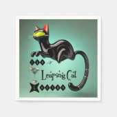 Atomfuturistic The Leaping Cat Lounge Serviette (Vorderseite)
