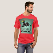 Atomfuturistic The Leaping Cat Lounge T-Shirt (Vorne ganz)