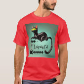 Atomfuturistic The Leaping Cat Lounge T-Shirt (Vorderseite)