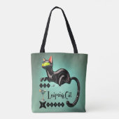 Atomfuturistic The Leaping Cat Lounge Tasche (Rückseite)
