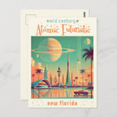Atomfuturistik New Florida Postkarte (Vorne/Hinten)
