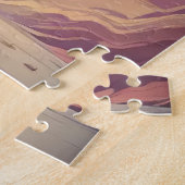 Atomfuturistische, kosmische schwarze Katze im Mon Puzzle (Seite)