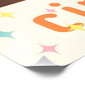 Atomfuturistische Schalttafel Martini Fotodruck (Ecke)