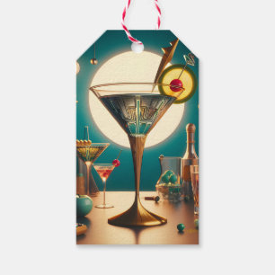Atomfuturistische Schalttafel Martini Geschenkanhänger