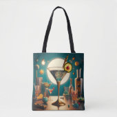 Atomfuturistische Schalttafel Martini Tasche (Vorderseite)