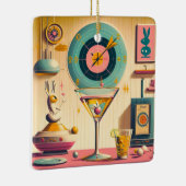 Atomfuturistisches Kaninchen Martini Mitte des Jah Keramikornament (Rechts)
