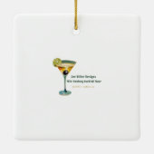 Atomfuturistisches Kaninchen Martini Mitte des Jah Keramikornament (Rückseite)