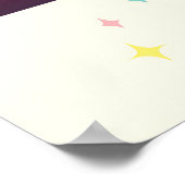 Atomfuturistisches Kaninchen Martini Mitte des Jah Poster (Ecke)