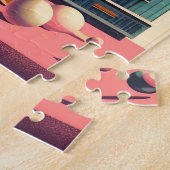 Atomfuturistisches Kaninchen Martini Mitte des Jah Puzzle (Seite)