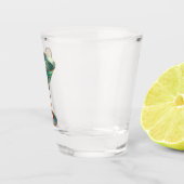 Atomfuturistisches Wormhole Martini aus der Mitte Schnapsglas (Rechts)