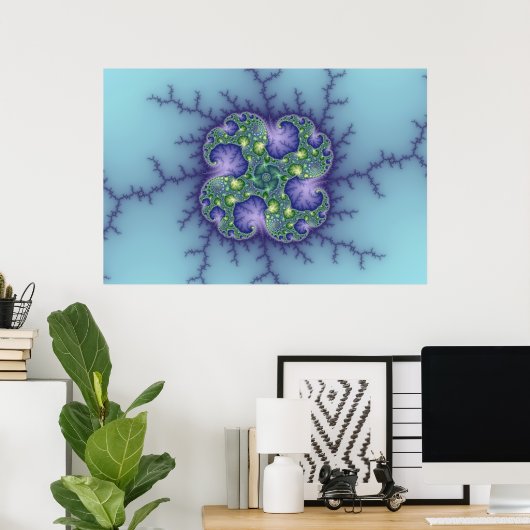 Atomgalaxie5 Poster (Heimbüro)