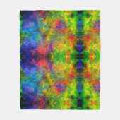 [Atomgefärbte Krawatte] psychedelische Fleecedecke (Vorderseite)