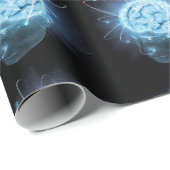 Atomgehirn Geschenkpapier (Rolleneckpunkt)