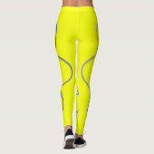 Atomgelbe Leggings (Rückseite)