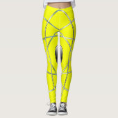 Atomgelbe Leggings (Vorderseite)