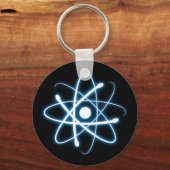 Atomgeschenk | Wissenschaftlicher Nerd Schlüsselanhänger (Vorderseite)