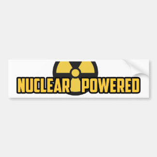 Atomgetriebener Autoaufkleber