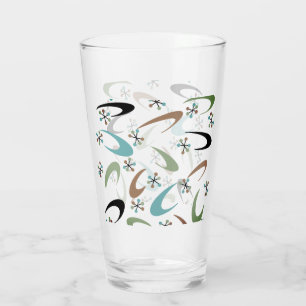 Atomglas aus der Mitte des Jahrhunderts Glas