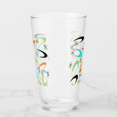 Atomglas aus der Mitte des Jahrhunderts Glas (Links)