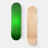 Atomgrünes Blitz-Skateboard-Deck Skateboard (Vorderseite)