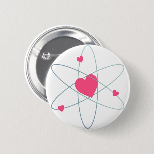 Atomherz Button (Vorne & Hinten)