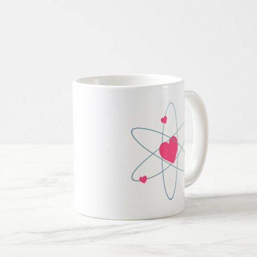 Atomherz Kaffeetasse (VorderseiteRechts)