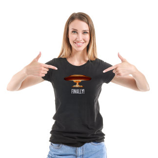 Atomhilfe Nuklear Endlicher T - Shirt