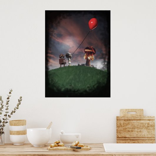 Atomholzplakat Poster (Küche)