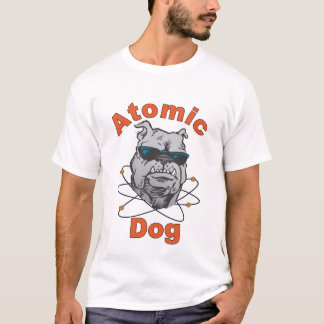 Atomhund - weißer T - Shirt/Mann T-Shirt