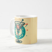 Atomi Martini Club Space Age Kaffeetasse (Vorderseite Links)