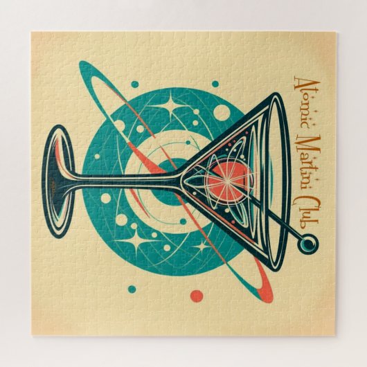 Atomi Martini Club Space Age Puzzle (Horizontal)