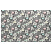 Atomic 50er Mid Mod Mushrooms Gray ©studioxtin Stoff (Fat Quarter (45,7 x 55,9 cm))
