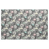 Atomic 50er Mid Mod Pilze Grau ©studioxtine Stoff (Fat Quarter (45,7 x 55,9 cm))