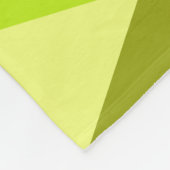 Atomic Age Art Diamonds Chartreuse Fleecedecke (Ecke)