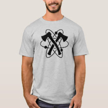 ATOMIC AX LOGO - FARBSHIRT