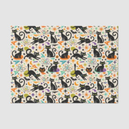 Atomic Black Cats Halloween Seidenpapier