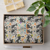 Atomic Black Cats Halloween Seidenpapier (Geschenk)