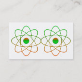Atomic Business Cards Visitenkarte (Rückseite)