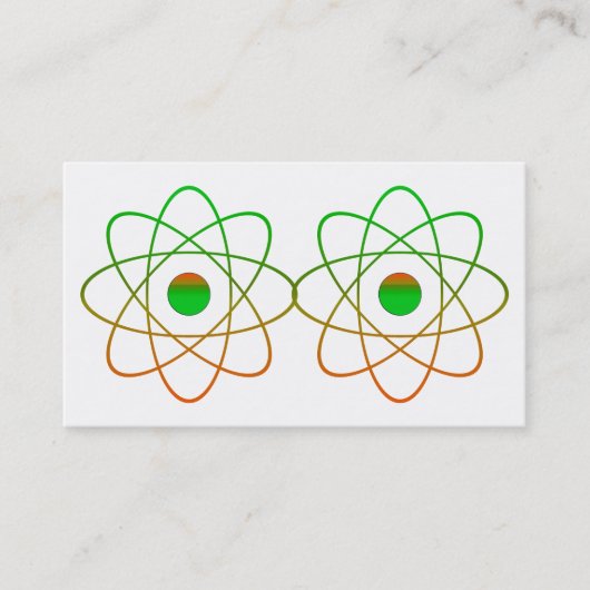 Atomic Business Cards Visitenkarte (Vorderseite)