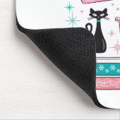 Atomic Cats Mitte des Jahrhunderts Sternexplosion Mousepad (Ecke)