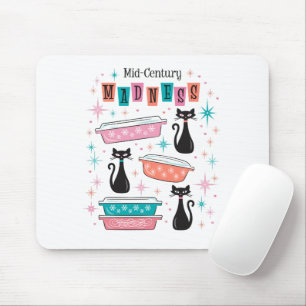 Atomic Cats Mitte des Jahrhunderts Sternexplosion  Mousepad