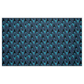 Atomic Chevrons - Blau Stoff (Fat Quarter (45,7 x 55,9 cm))