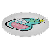 Atomic Cookware Design Cutting Board Schneidebrett (Ecke)