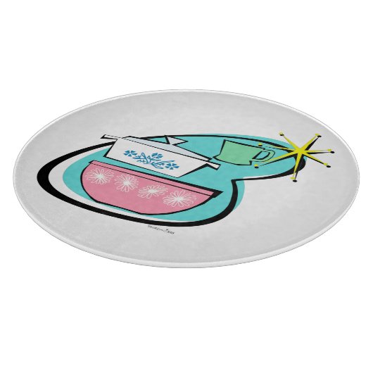 Atomic Cookware Design Cutting Board Schneidebrett (Ecke)