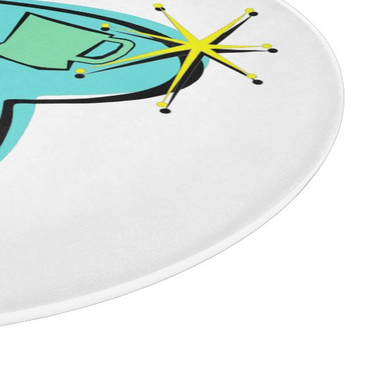 Atomic Cookware Design Cutting Board Schneidebrett (Ecke)