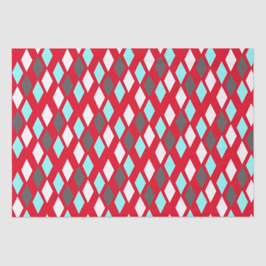 Atomic Diamonds aus der Mitte des Jahrhunderts auf Seidenpapier (Vorderseite)